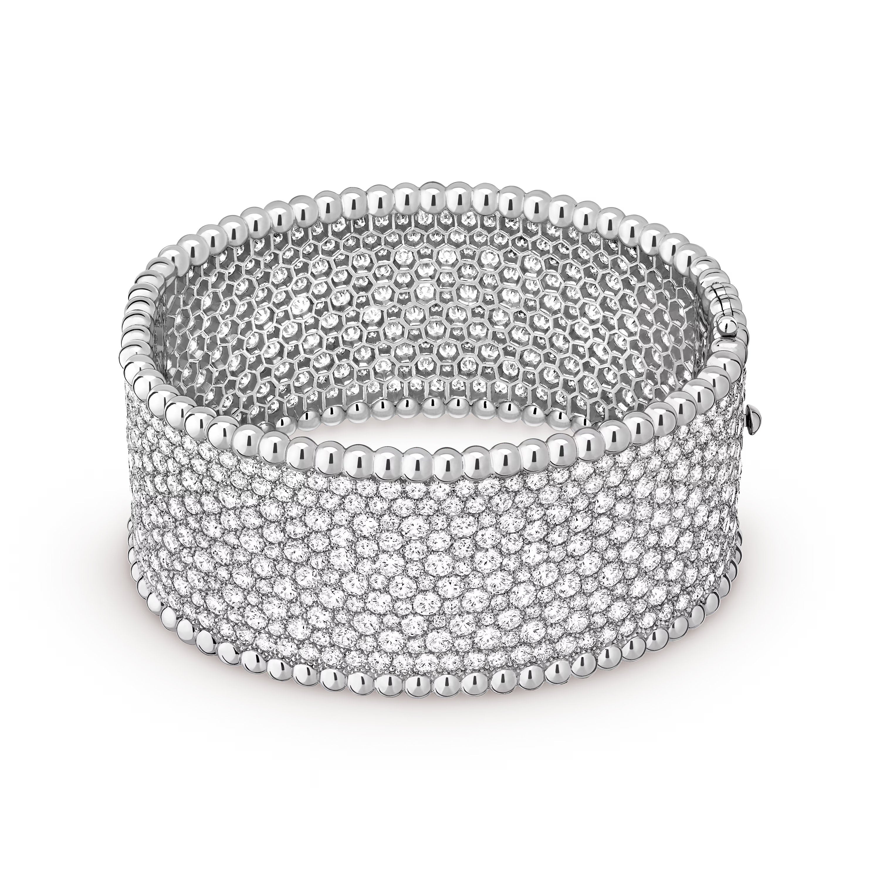 Carave Paris Lumière Pavé Diamond Cuff Bracelet