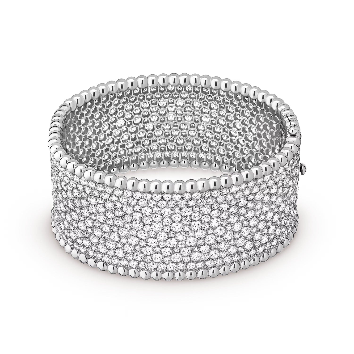 Carave Paris Lumière Pavé Diamond Cuff Bracelet