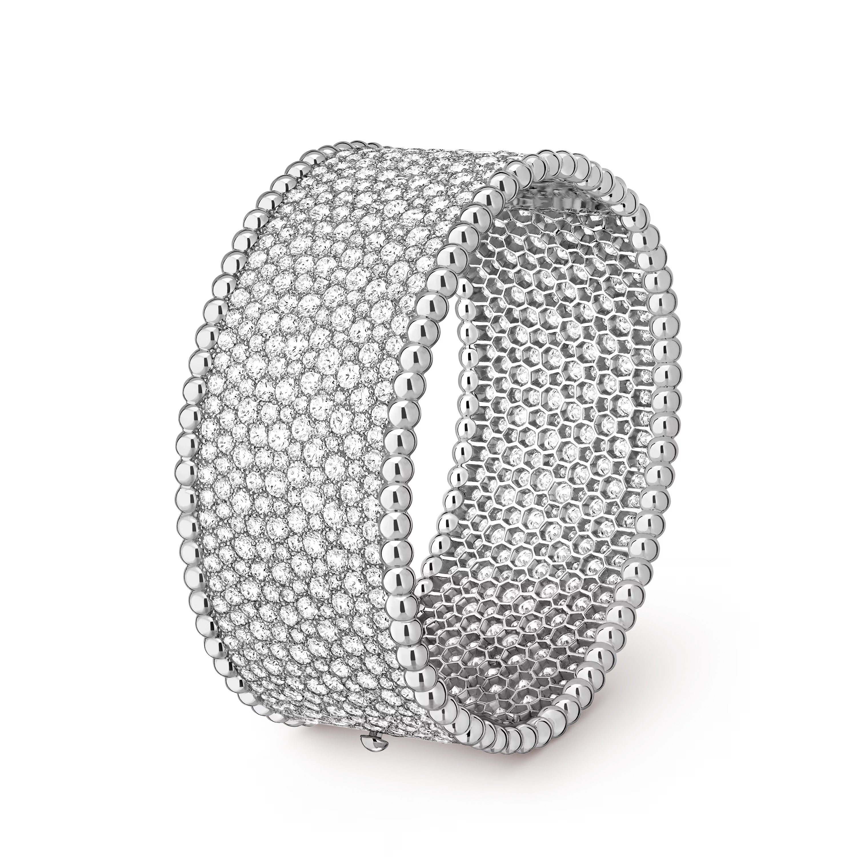 Carave Paris Lumière Pavé Diamond Cuff Bracelet