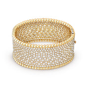 Carave Paris Lumière Pavé Diamond Cuff Bracelet