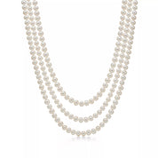 Carave Paris Luminous Triple Strand Pearl Necklace