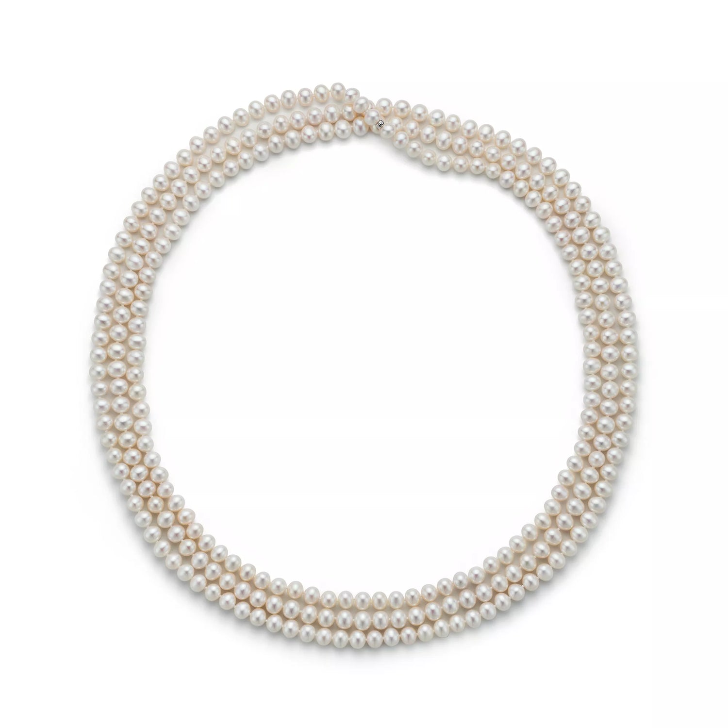 Carave Paris Luminous Triple Strand Pearl Necklace