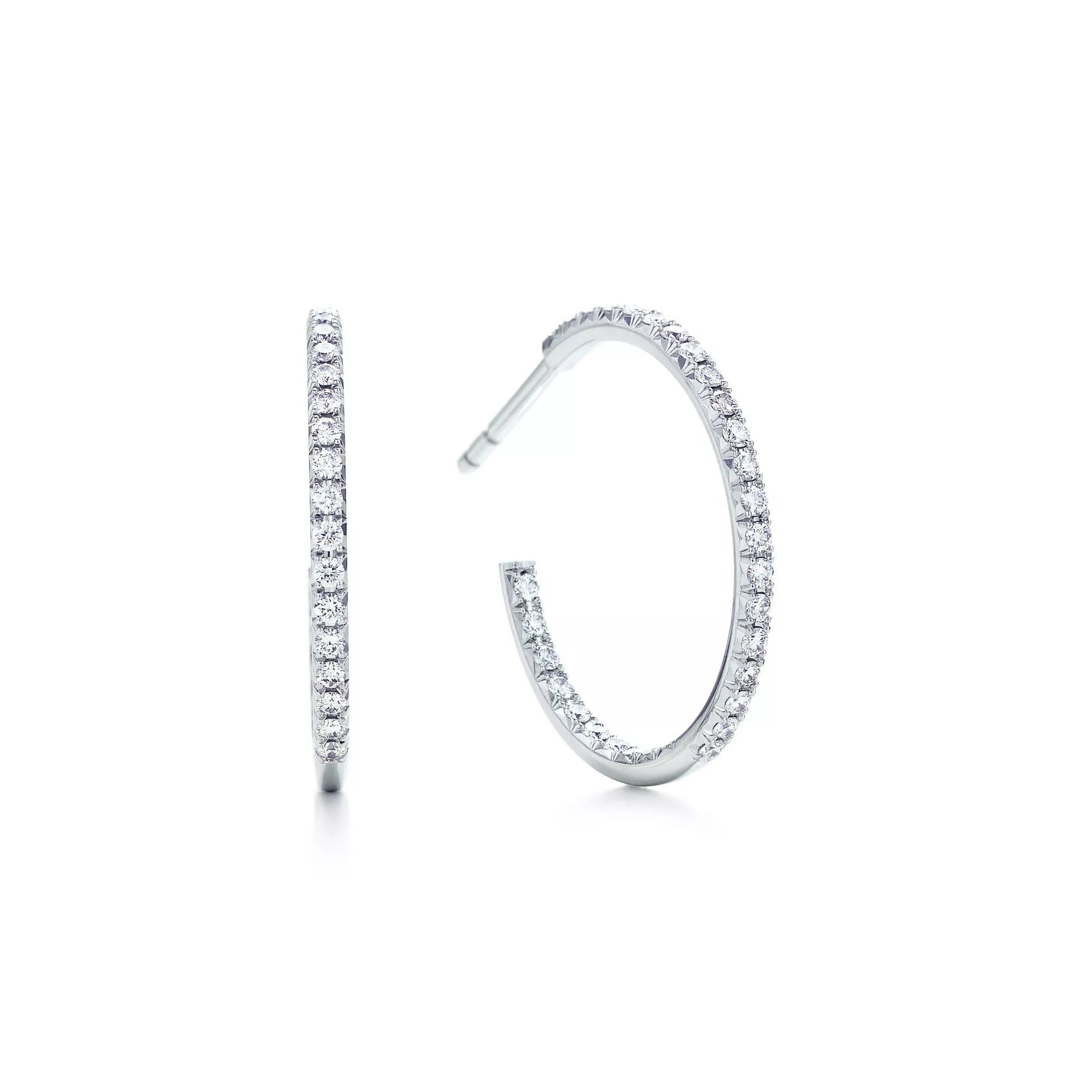 Carave Paris Luna Pavé Open Hoop Earrings