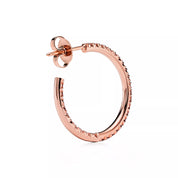 Carave Paris Luna Pavé Open Hoop Earrings