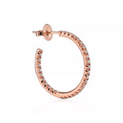 Carave Paris Luna Pavé Open Hoop Earrings