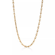 Carave Paris Modern Link Chain Choker Necklace in Silver
