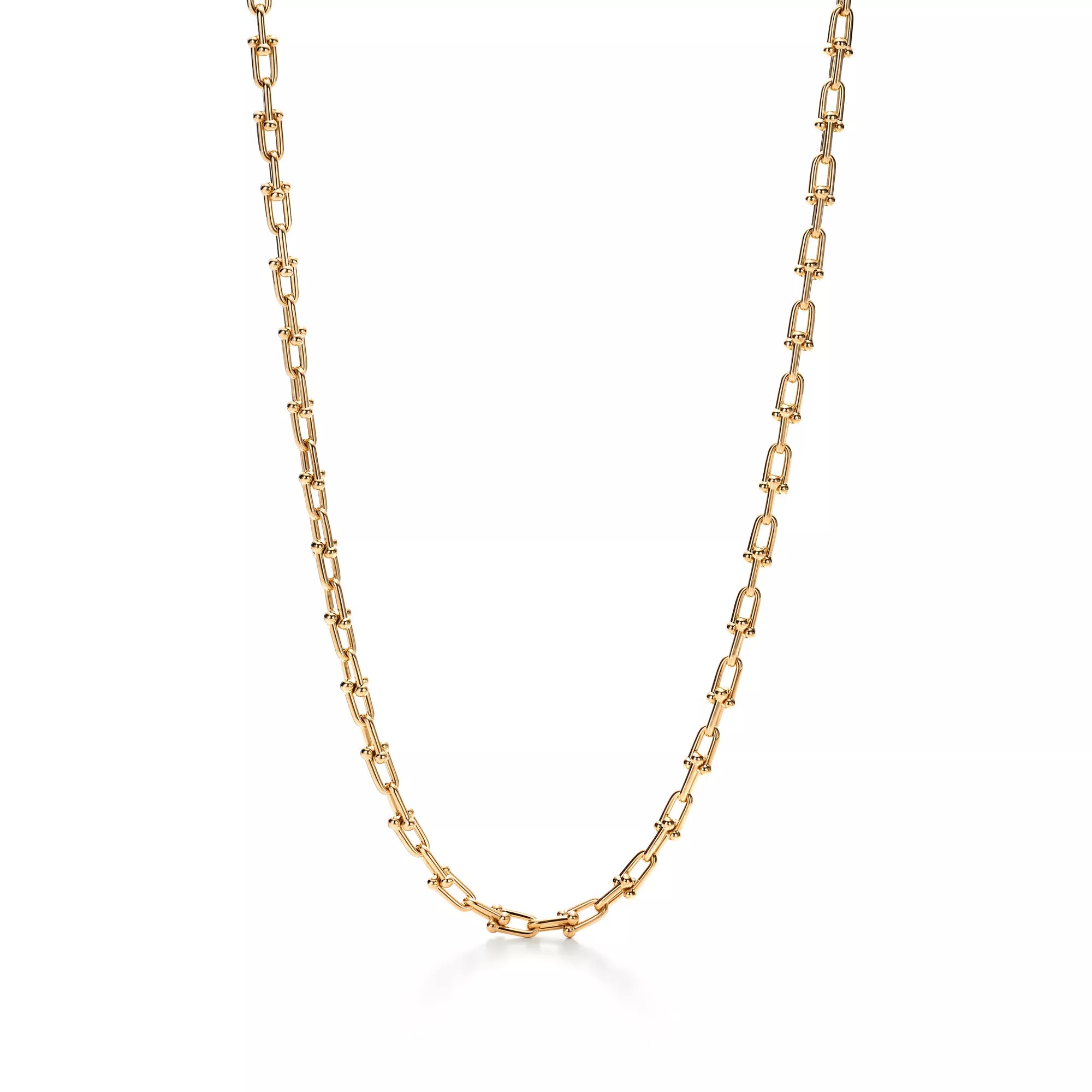 Carave Paris Modern Link Chain Choker Necklace in Silver
