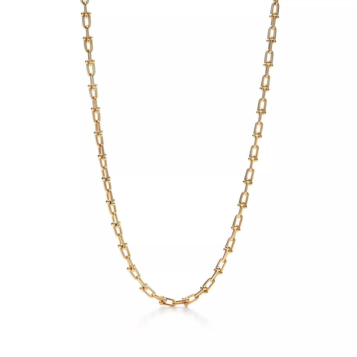 Carave Paris Modern Link Chain Choker Necklace in Silver