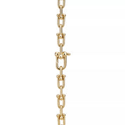 Carave Paris Modern Link Chain Choker Necklace in Silver