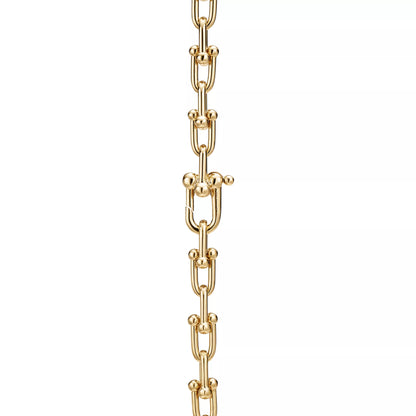 Carave Paris Modern Link Chain Choker Necklace in Silver