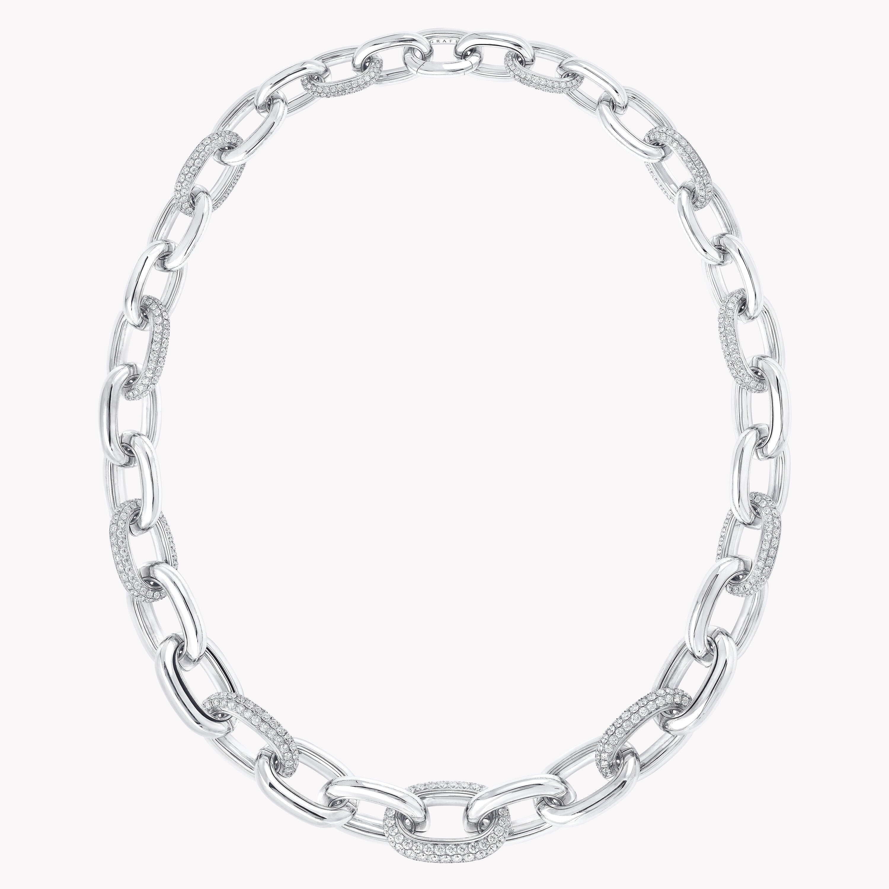 Carave Paris Luxury Pavé Link Chain Necklace