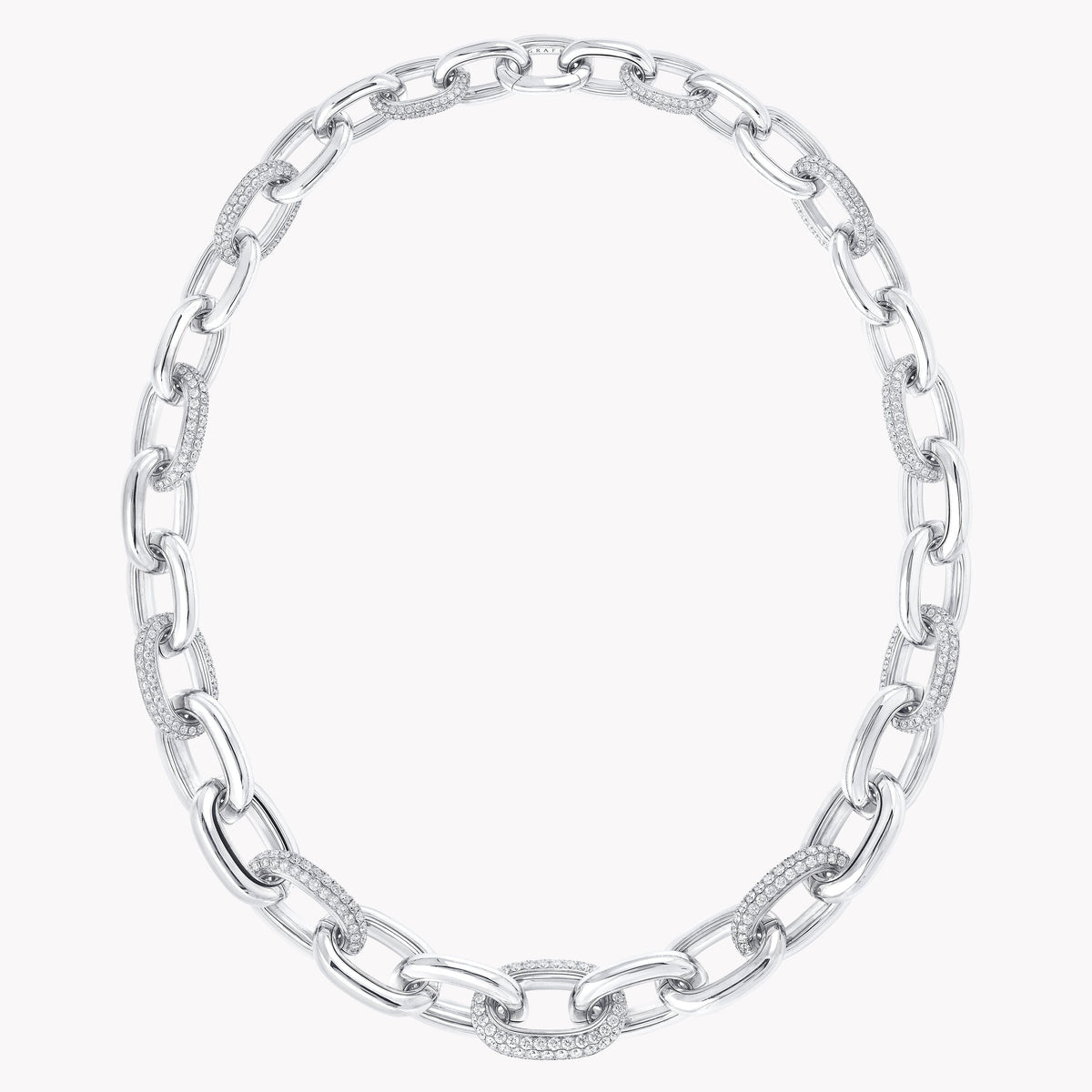 Carave Paris Luxury Pavé Link Chain Necklace