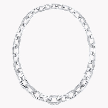 Carave Paris Luxury Pavé Link Chain Necklace