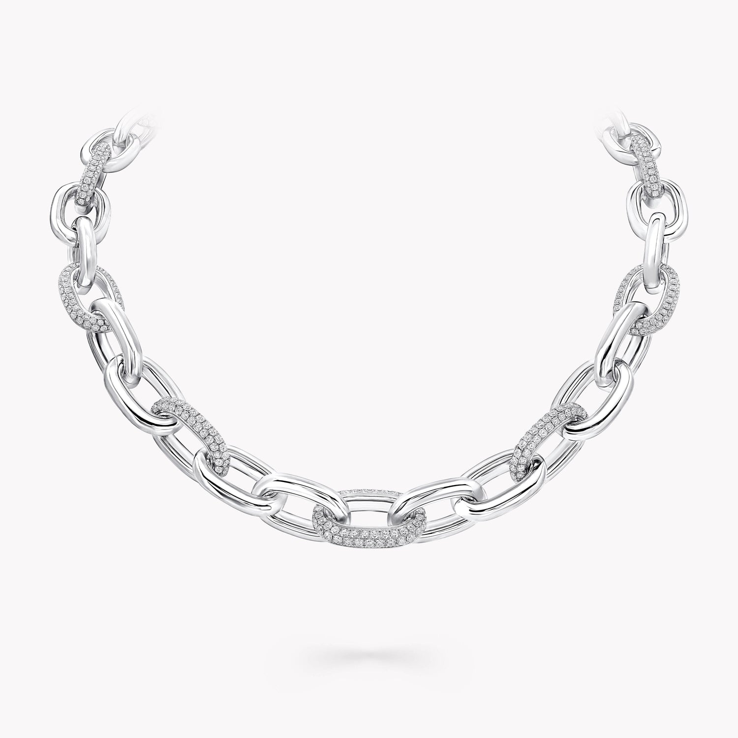 Carave Paris Luxury Pavé Link Chain Necklace
