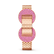 Carave Paris Luxury Pink Crystal Rose Gold Women’s Watch | Elegant Designer Timepiece