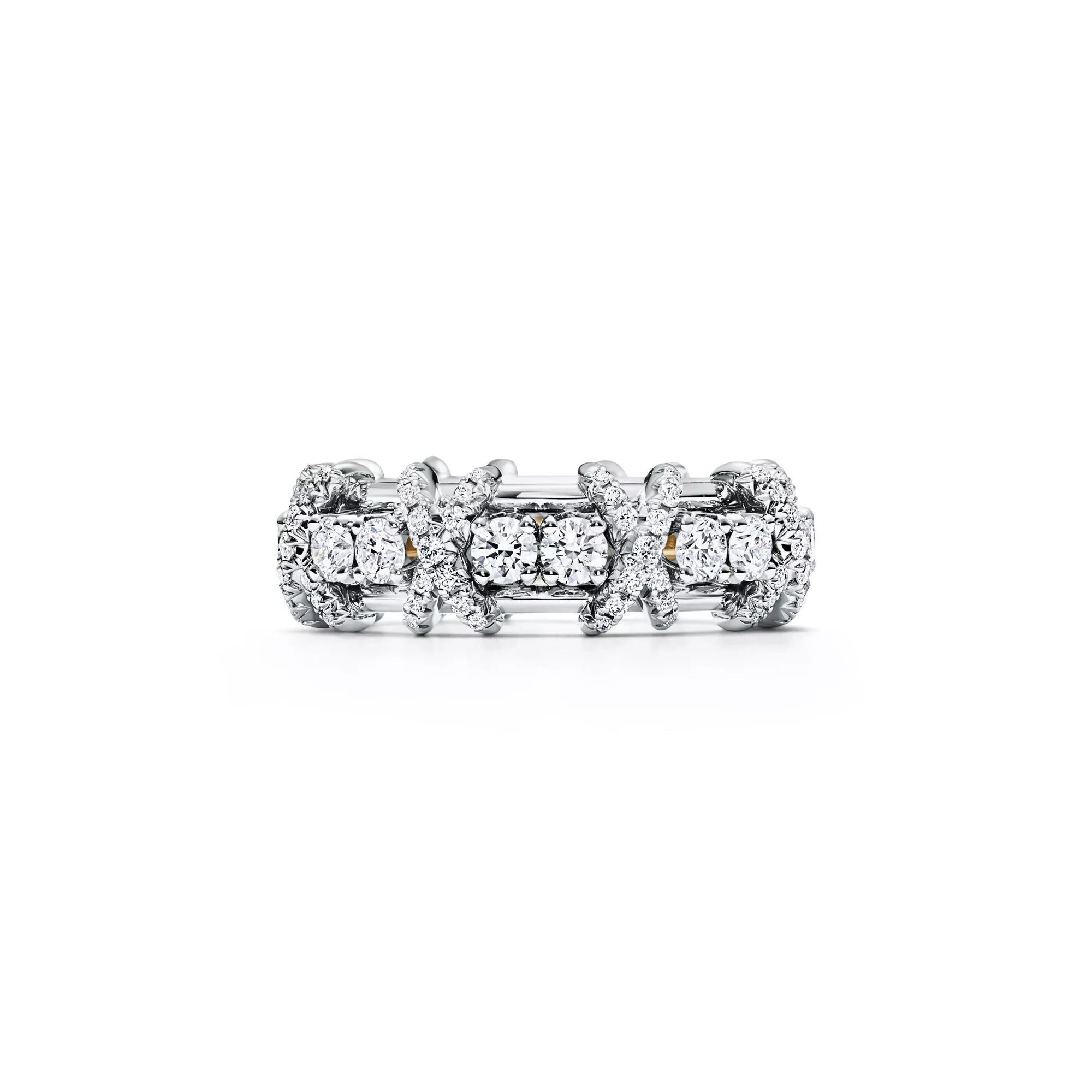 Carave Paris Luxury X-Link Diamond Eternity Ring