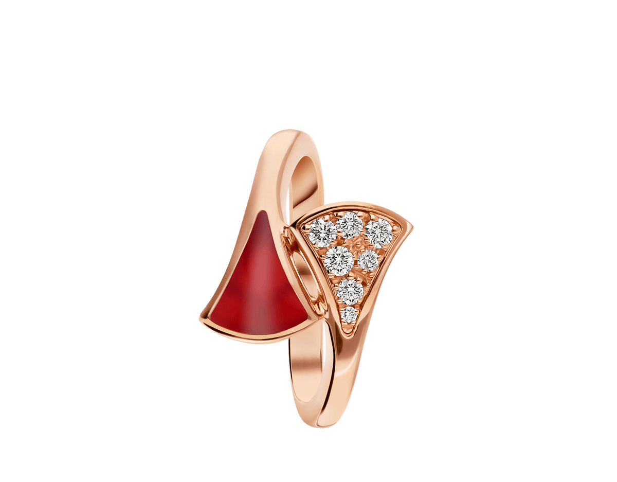 Carave Paris Malachite Diamond Fan Ring