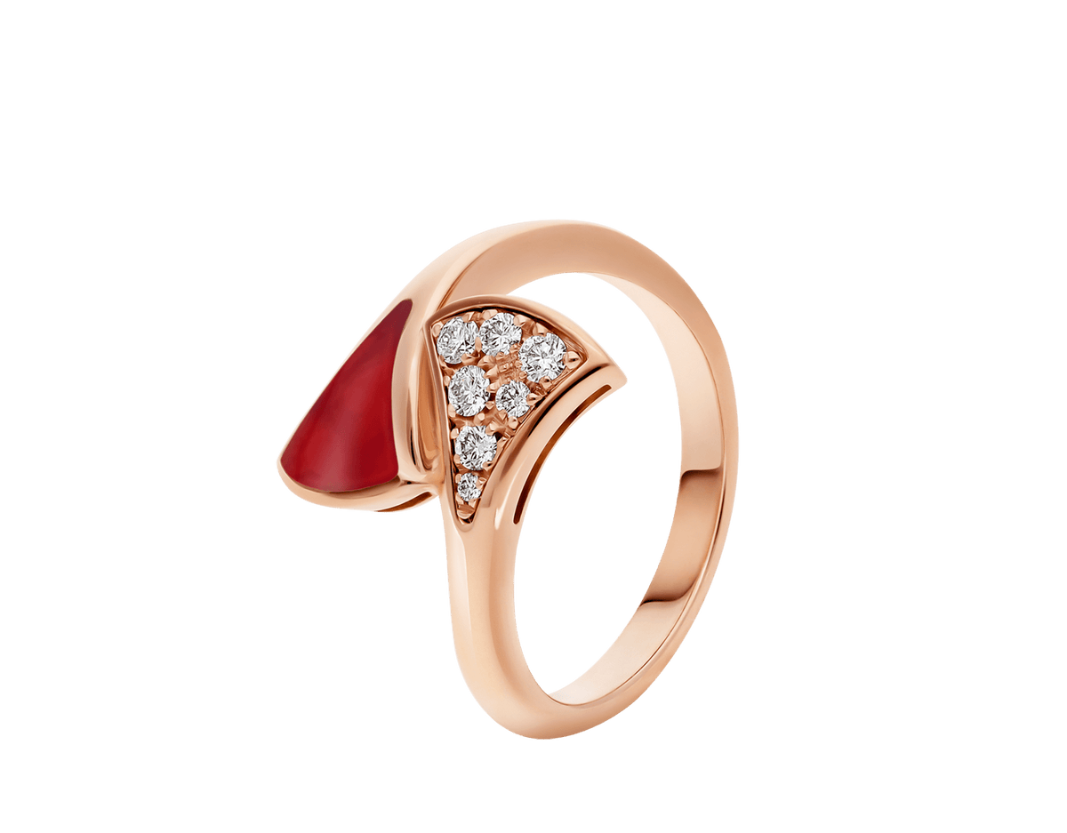 Carave Paris Malachite Diamond Fan Ring