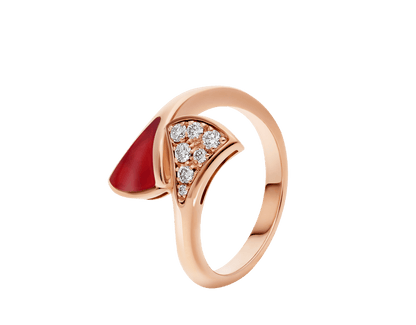 Carave Paris Malachite Diamond Fan Ring