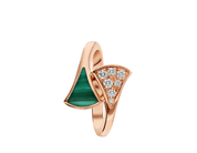 Carave Paris Malachite Diamond Fan Ring