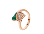 Carave Paris Malachite Diamond Fan Ring