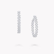 Carave Paris Marquise Diamond Hoop Earrings