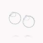 Carave Paris Marquise Diamond Hoop Earrings
