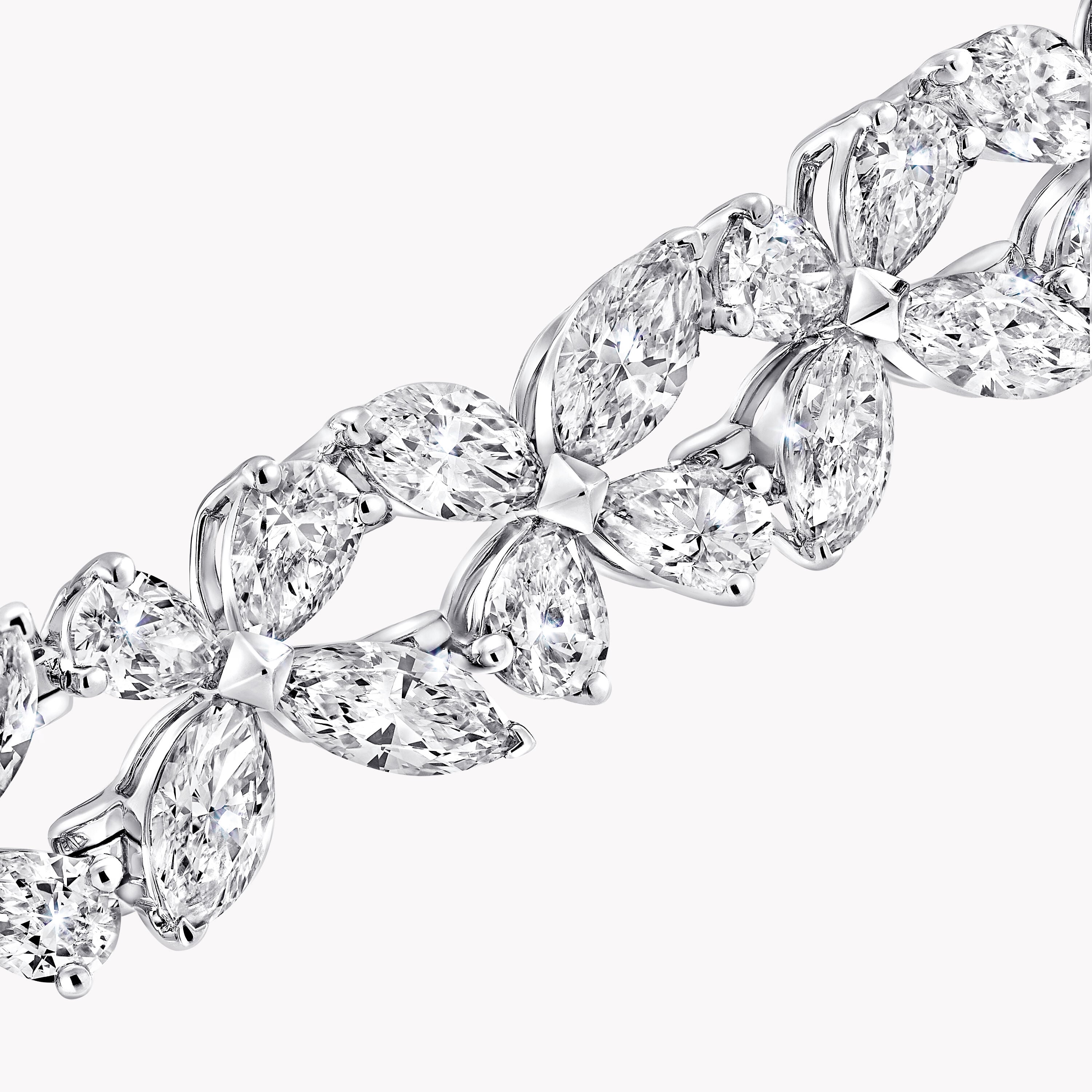 Carave Paris Marquise Diamond Tennis Bracelet