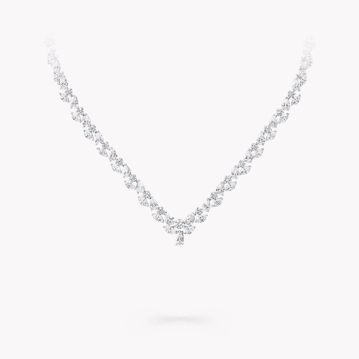 Carave Paris Marquise Diamond V Necklace