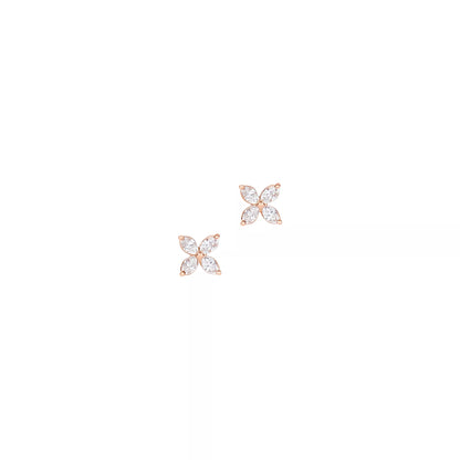 Carave Paris Marquise Petal Flower Stud Earring