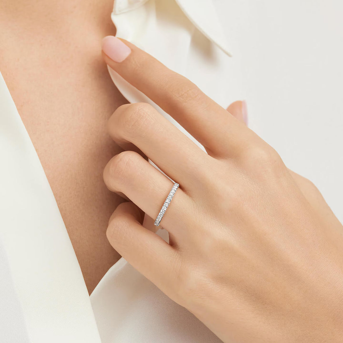 Carave Paris Micropavé Diamond Wedding Band