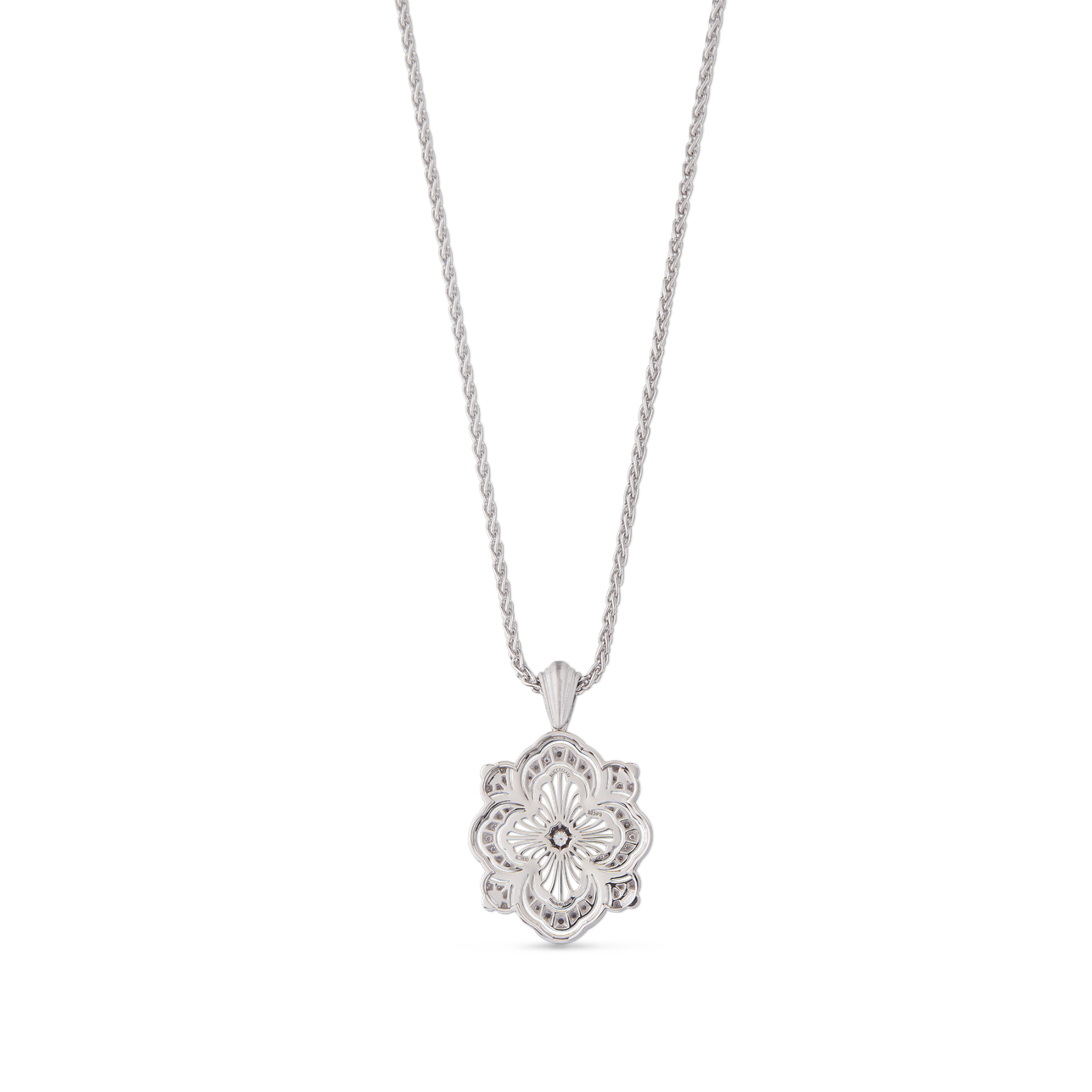 Carave Paris Midnight Bloom Quatrefoil Pendant Necklace