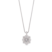Carave Paris Midnight Bloom Quatrefoil Pendant Necklace