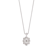 Carave Paris Midnight Bloom Quatrefoil Pendant Necklace