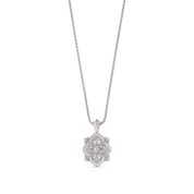 Carave Paris Midnight Bloom Quatrefoil Pendant Necklace