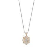 Carave Paris Midnight Bloom Quatrefoil Pendant Necklace