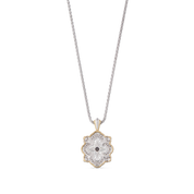 Carave Paris Midnight Bloom Quatrefoil Pendant Necklace