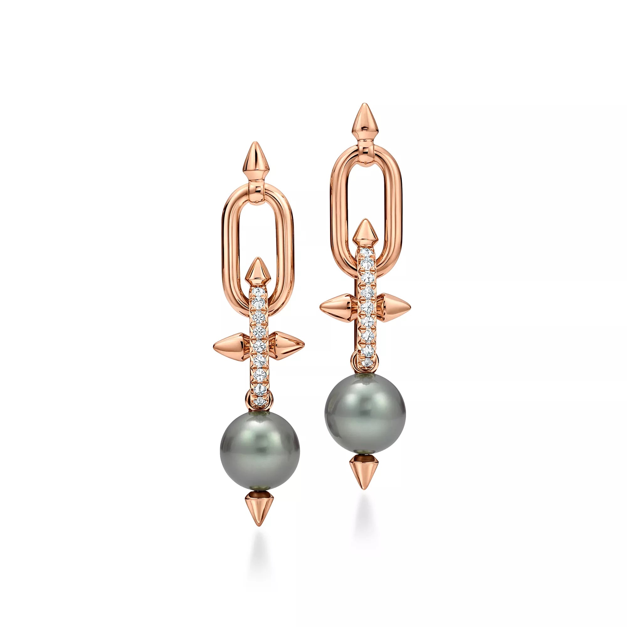 Carave Paris Midnight Pearl Link Drop Earring