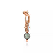 Carave Paris Midnight Pearl Link Drop Earring