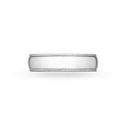 Carave Paris Wide Milgrain Wedding Band