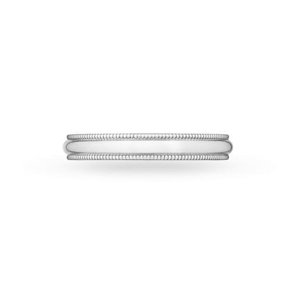 Carave Paris Milgrain Classic Wedding Band