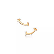 Carave Paris Minimalist Curve Bar Stud Earrings