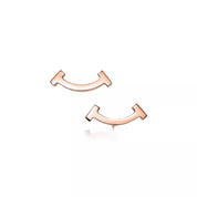 Carave Paris Minimalist Curve Bar Stud Earrings