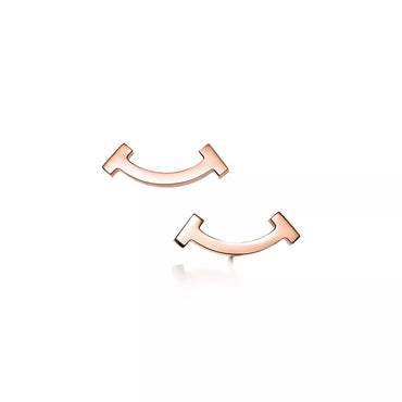 Carave Paris Minimalist Curve Bar Stud Earrings
