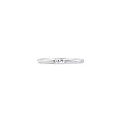 Carave Paris Minimalist Diamond Accent Band Ring