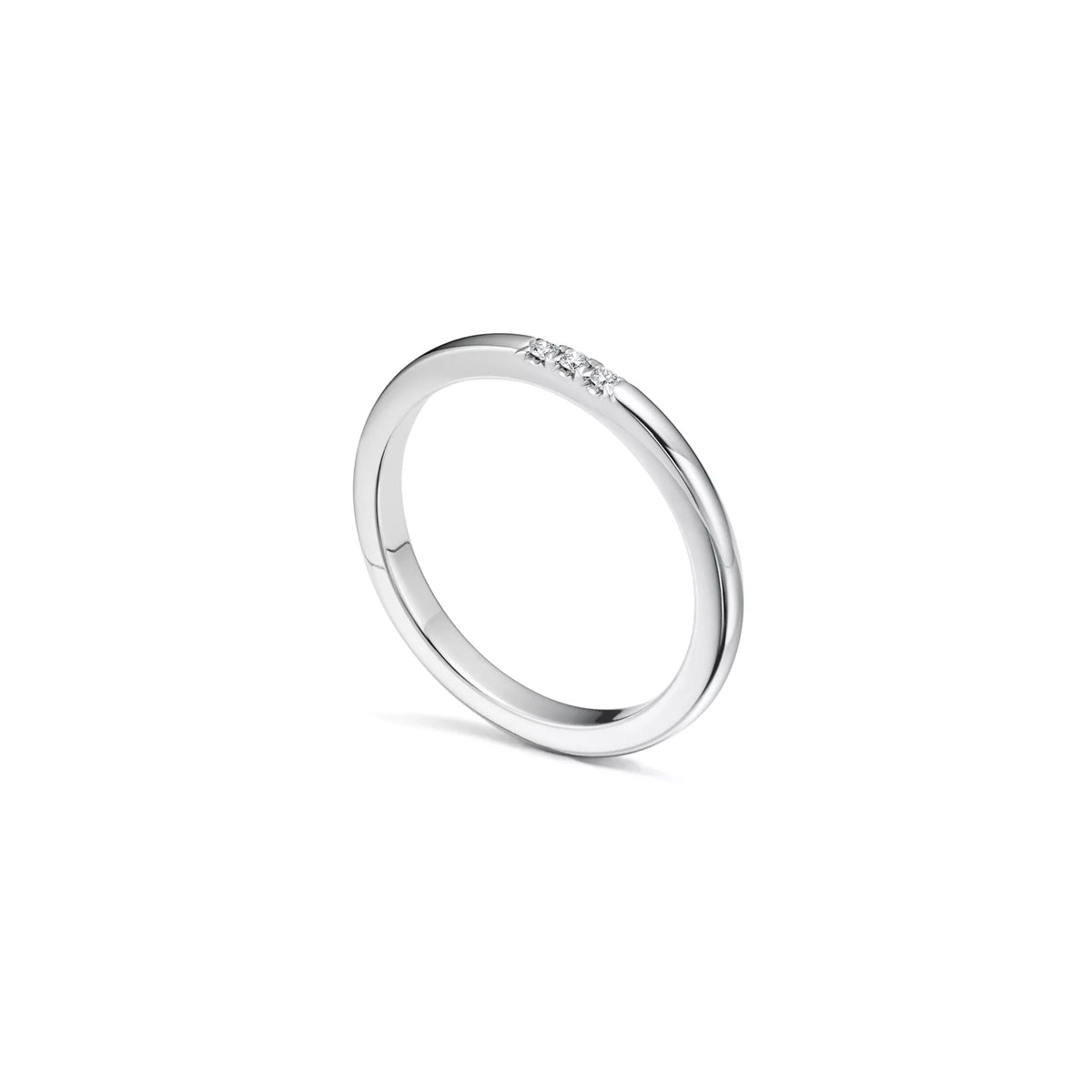 Carave Paris Minimalist Diamond Accent Band Ring