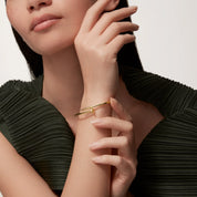 Carave Paris Minimalist Nail Open Bangle Bracelet
