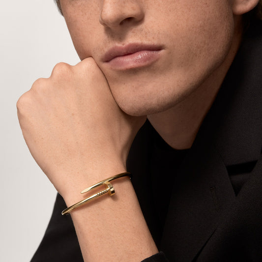 Carave Paris Minimalist Nail Open Bangle Bracelet