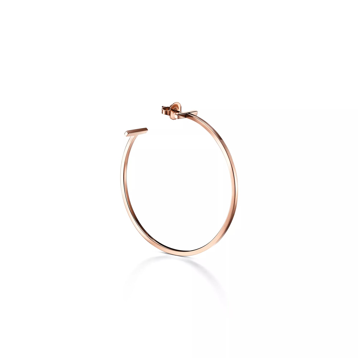 Carave Paris Minimalist T Hoop Earrings