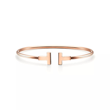 Carave Paris Minimalist T Wire Bangle Bracelet